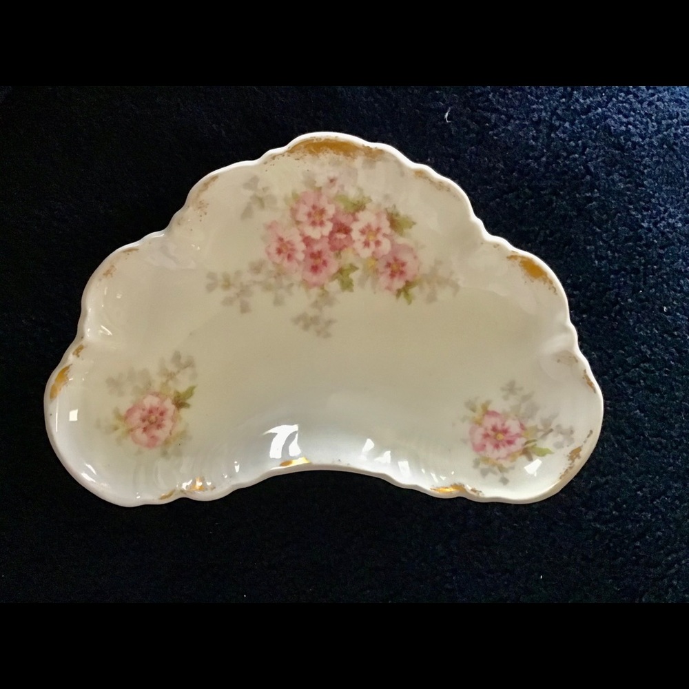 Vintage Haviland Limoges Crescent Dish